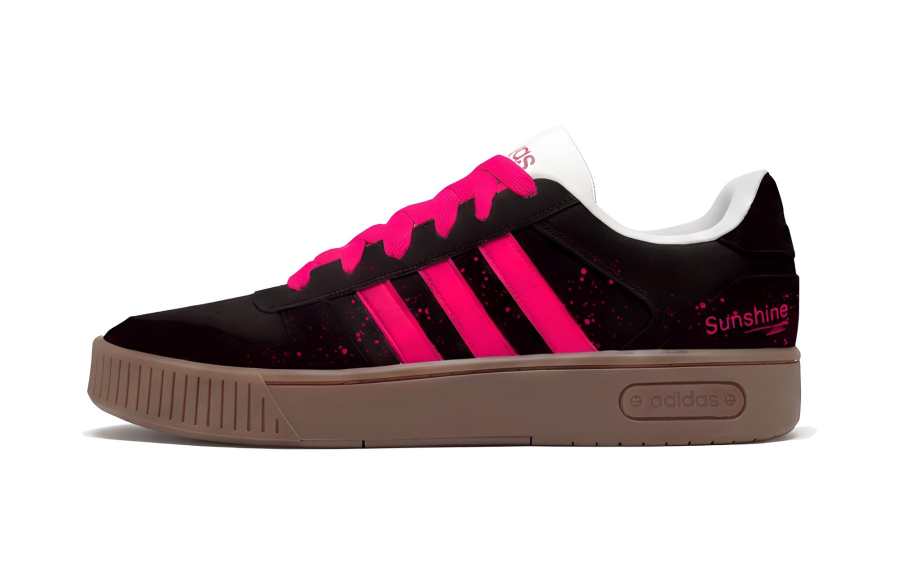 Adidas Adidas D PAD Skateboard Shoes Unisex Low Top Black/Pink/Brown