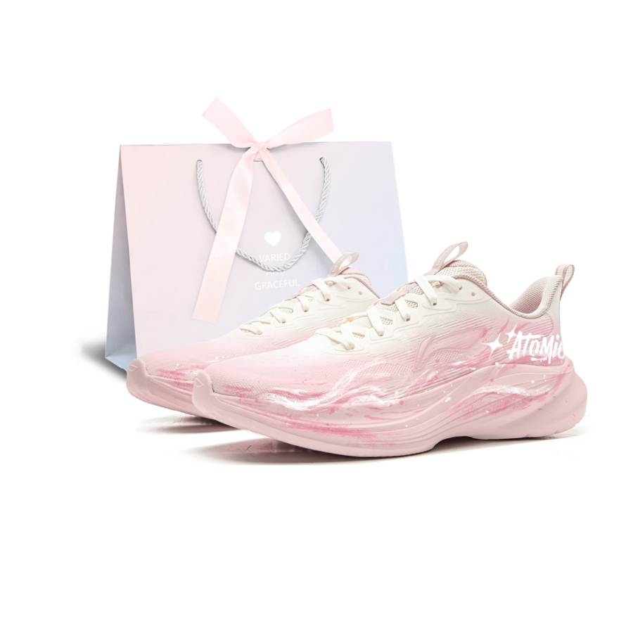 Li-Ning Li Ning Light Breeze Running Shoes Women's Low Top White