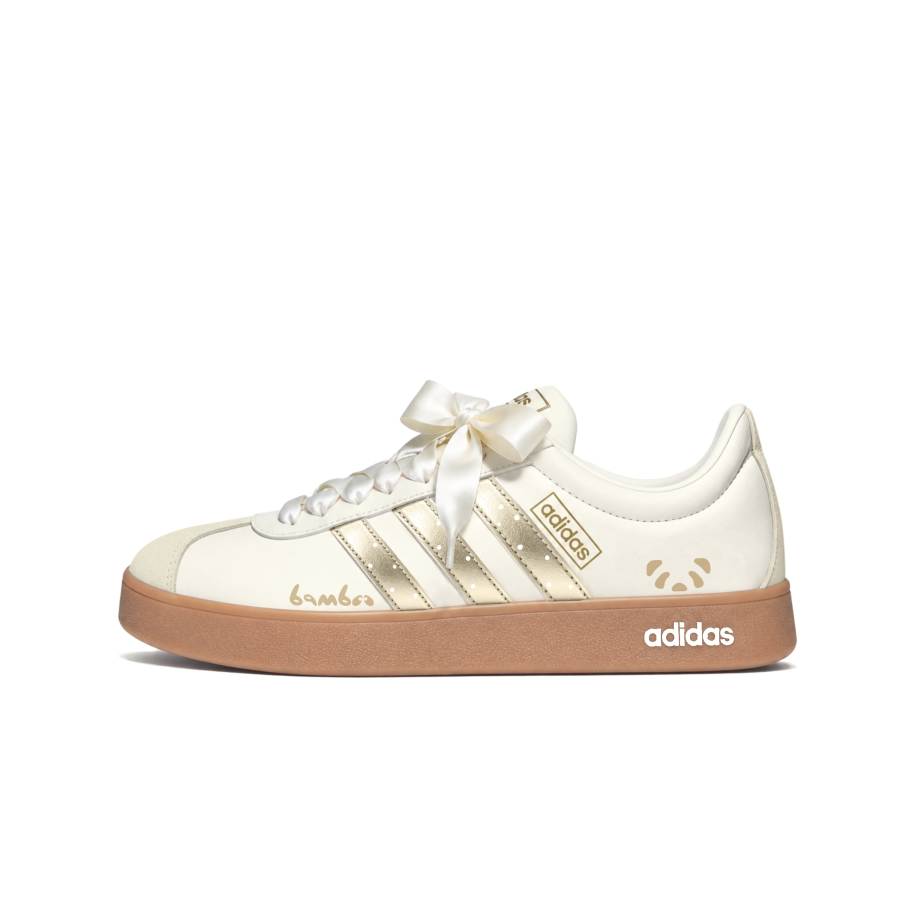 Adidas Adidas VL COURT 2.0 Skateboard Shoes Women's Low Top Gold