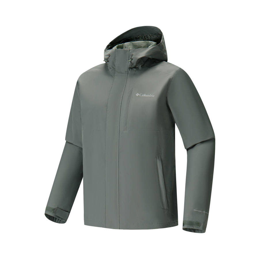Columbia Windbreaker Jackets Men's 342 Hooded Non Detachable Moderate