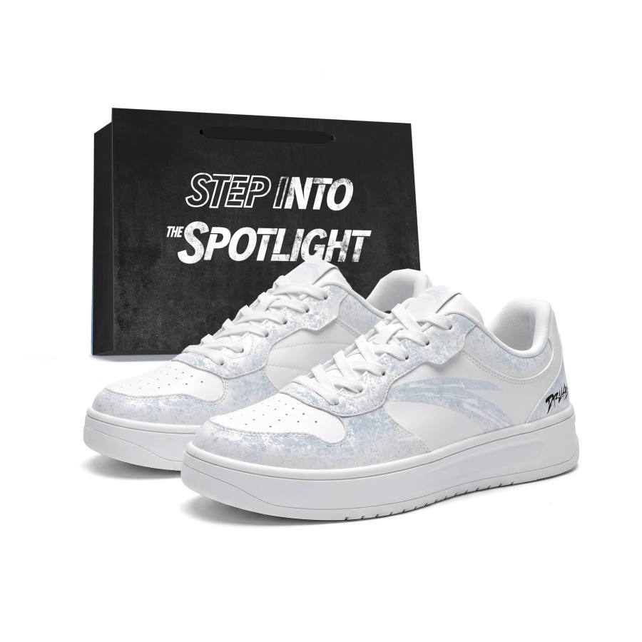 ANTA Easy Skateboard Shoes Unisex Low Top White