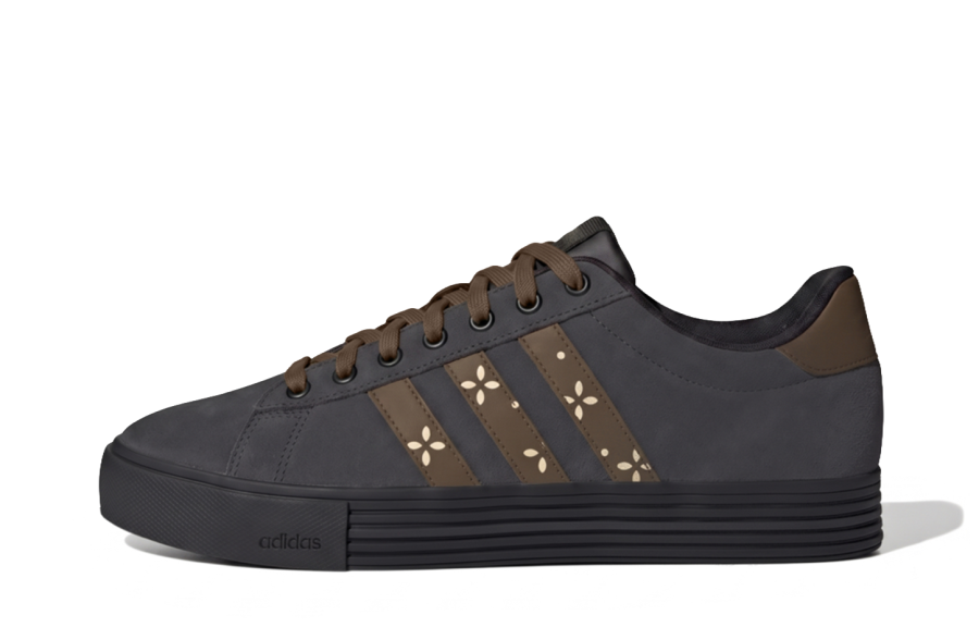 Adidas Adidas Daily 4.0 Skateboard Shoes Unisex Low Top Black Brown
