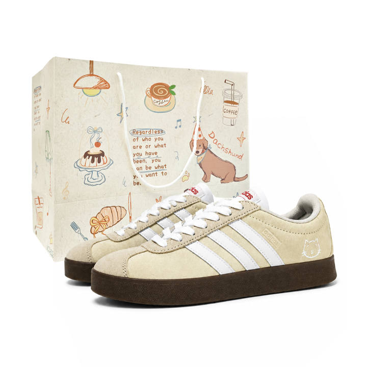 Adidas Adidas VL COURT 2.0 Skateboard Shoes Women's Low Top White