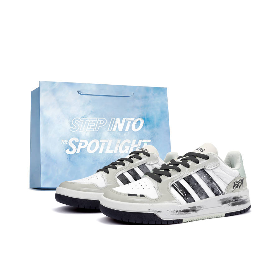 Adidas Adidas ENTRAP Skateboard Shoes Unisex Low Top Black Gray