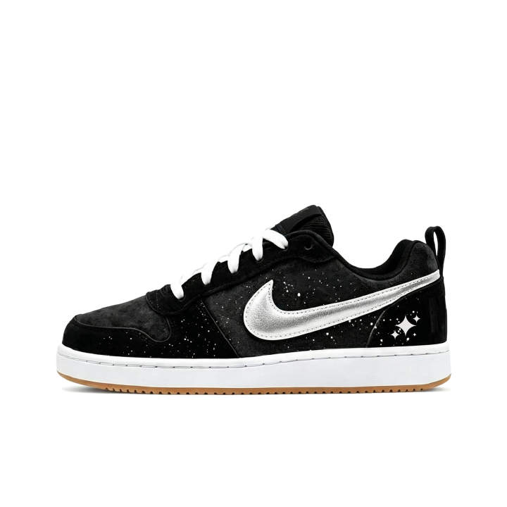 Nike Nike Court Borough Skateboard Shoes Men's Low Top Black, Silver