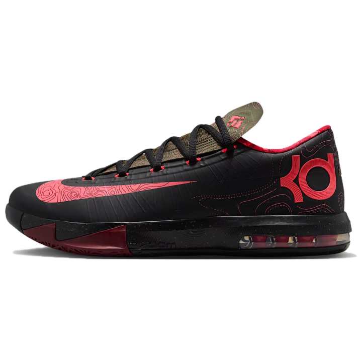 Nike Nike KD 6 Rebound Grip Low top Basketball Shoes Men's Black