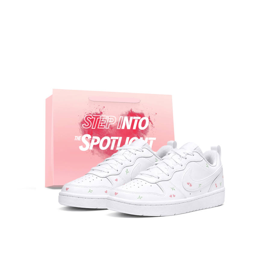 Nike Nike Court Borough Skateboard Shoes Unisex Low Top Red