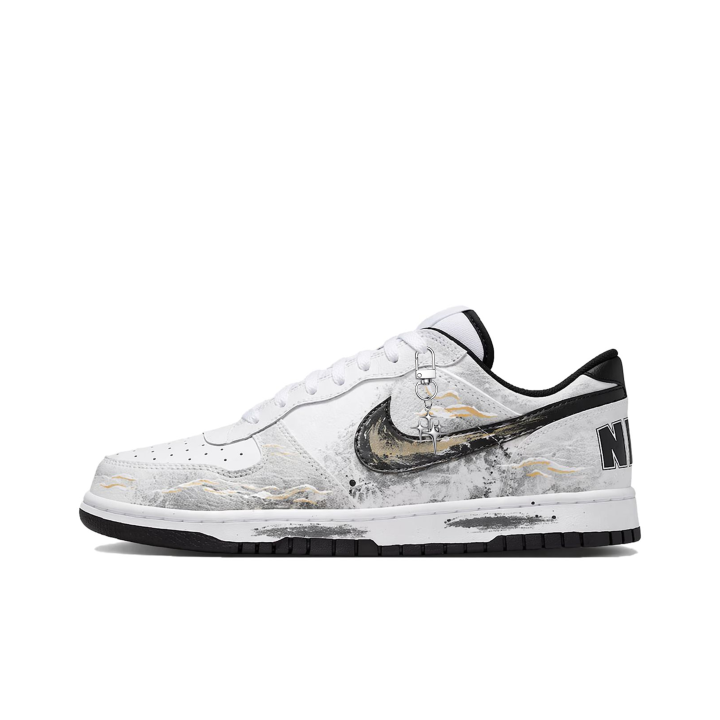 Nike Nike Dunk Skateboard Shoes Men's Low Top White Black