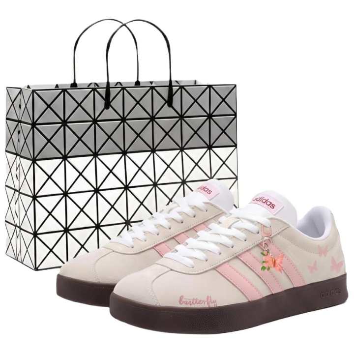 Adidas Adidas Vl Court Classic German Army Trainers Unisex Low Top Ecru