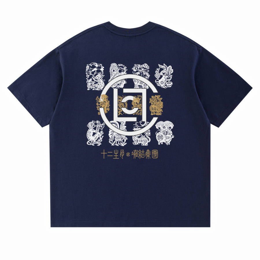 CLOT T Shirts Unisex Crew Neck Moderate Straight Fit