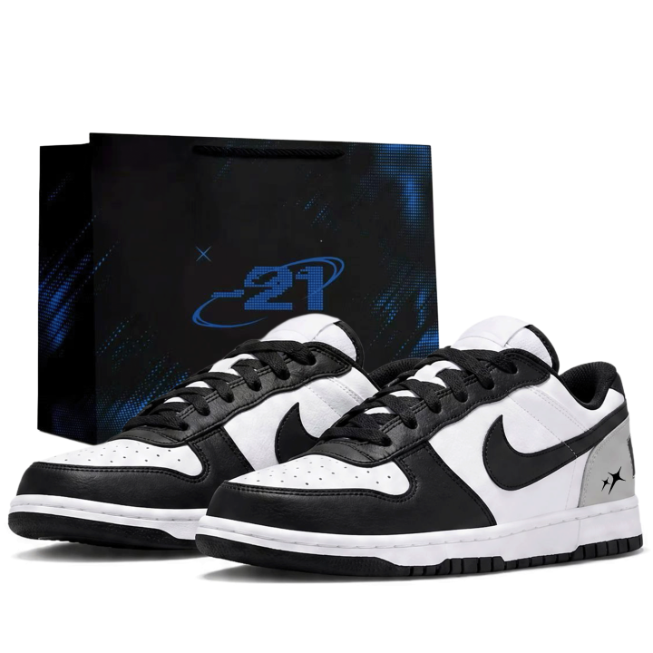 Nike Nike Dunk Skateboard Shoes Men's Low Top Black White