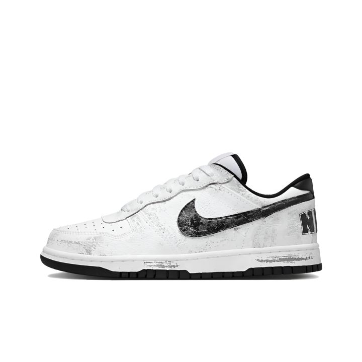 Nike Nike Dunk Skateboard Shoes Men's Low Top White Black
