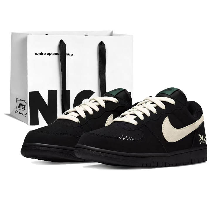 Nike Nike Big Skateboard Shoes Men's Low Top Black