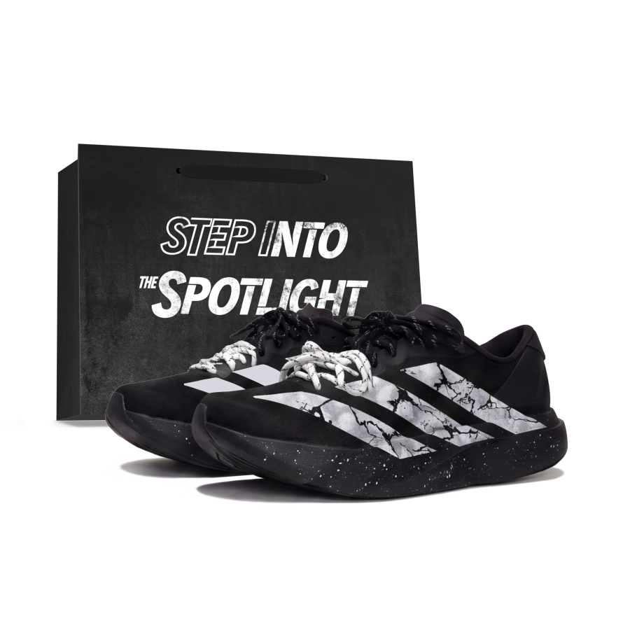 Adidas Adidas Adizero Evo SL Running Shoes Men's Low Top Black/White/Gray
