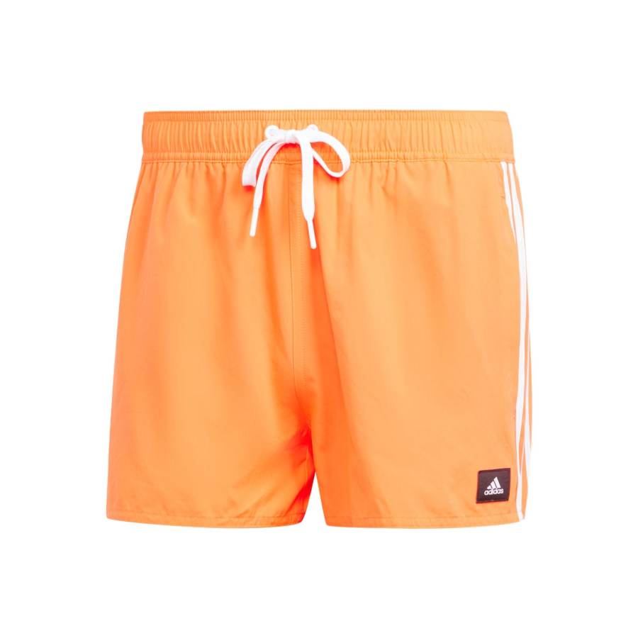 Adidas Adidas 3 Stripes Clx Very Short Length Swim Shorts Swimming Shorts Men's Orange