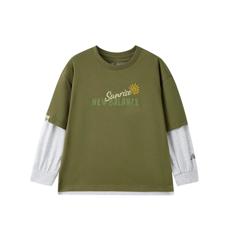 New Balance New Balance Kids T Shirts Crew Neck Moderate
