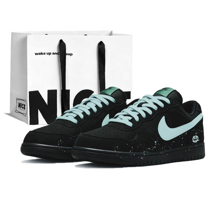Nike Nike Big Skateboard Shoes Men's Low Top Black