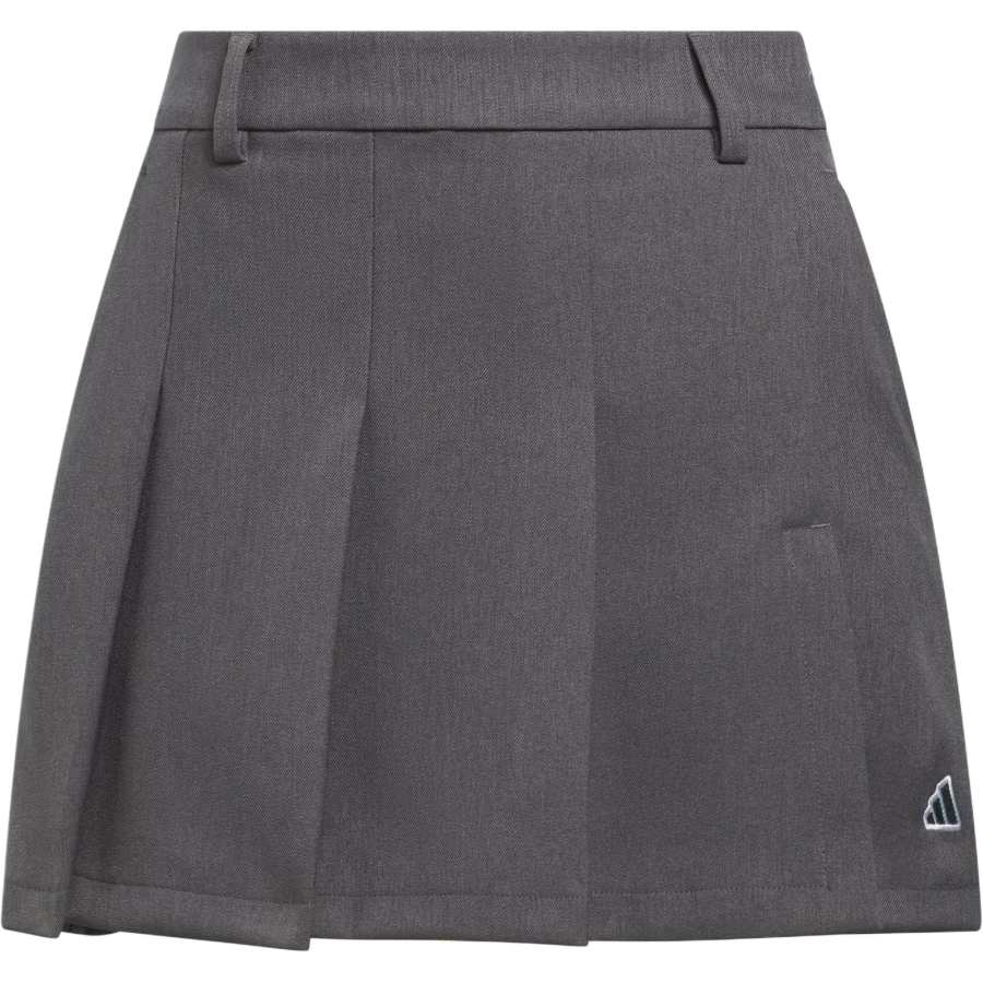 Adidas Adidas Casual Short Skirts Women's Dark Gray/White Moderate Short Skirt A Line Skirt