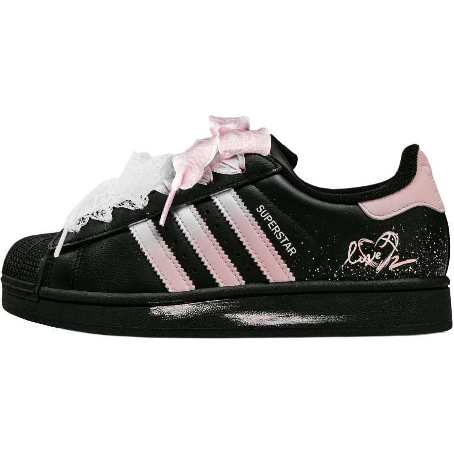 Adidas Originals Superstar 2 Skateboard Shoes Unisex Low Top Pink