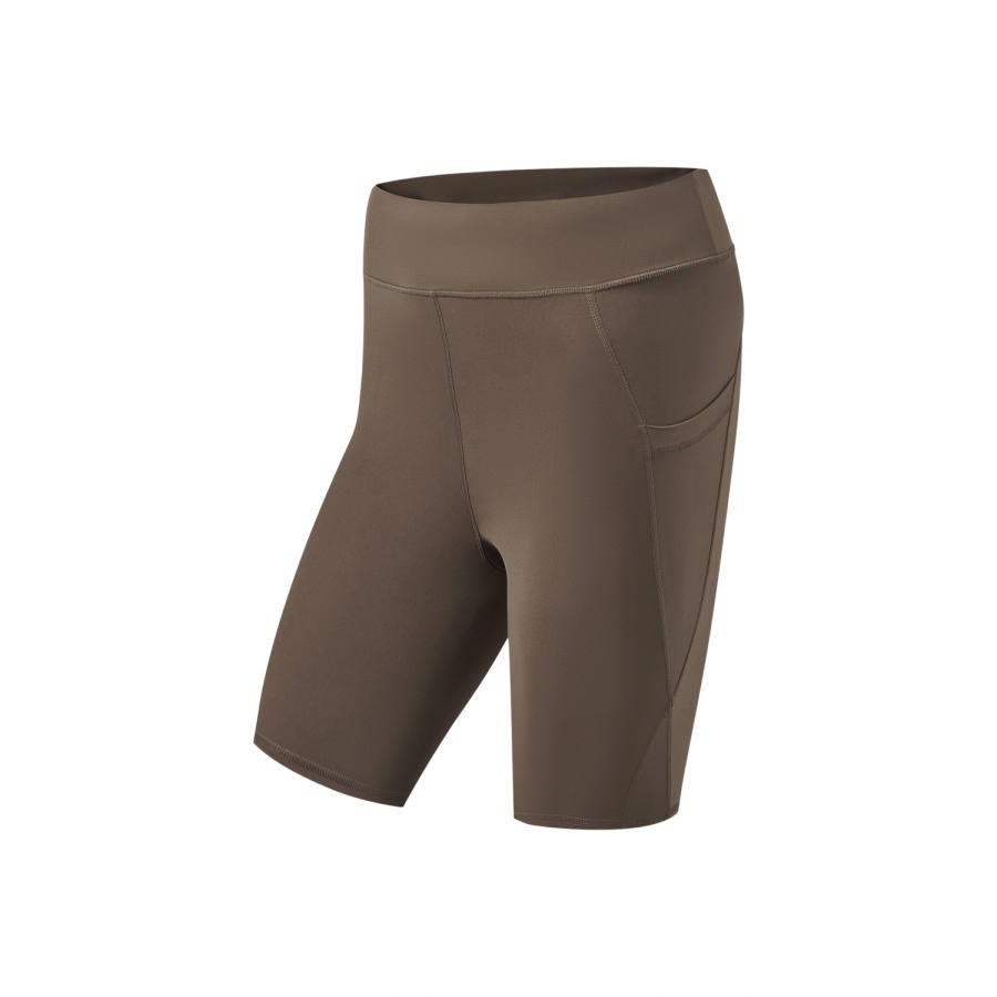 Li-Ning Li Ning Fitness Series Sports Shorts Women's Dark Tea Brown Moderate