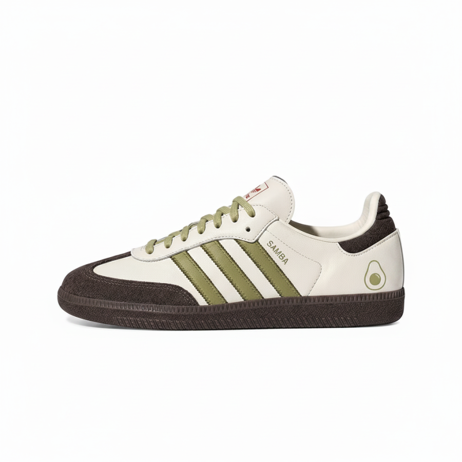 Adidas Adidas Samba German Army Trainers Unisex Low Top White Green