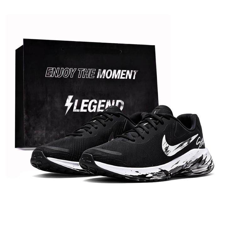 Nike Nike REVOLUTION 7 Running Shoes Unisex Low Top Black & White