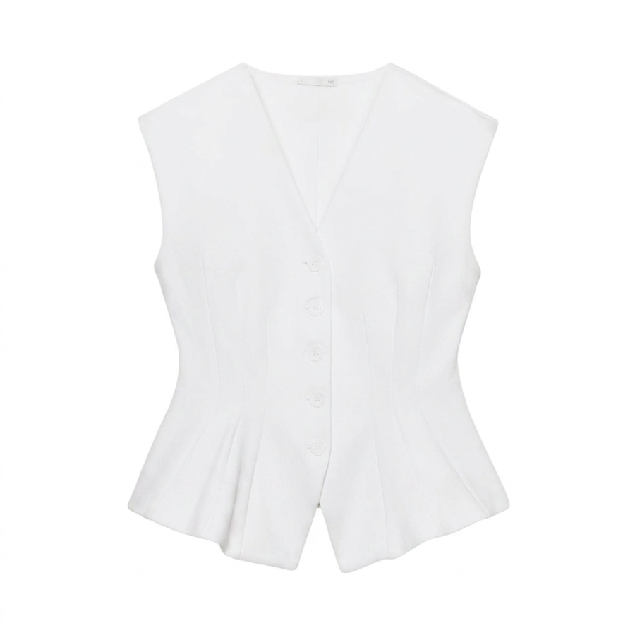 ZARA Tank Tops Women's White