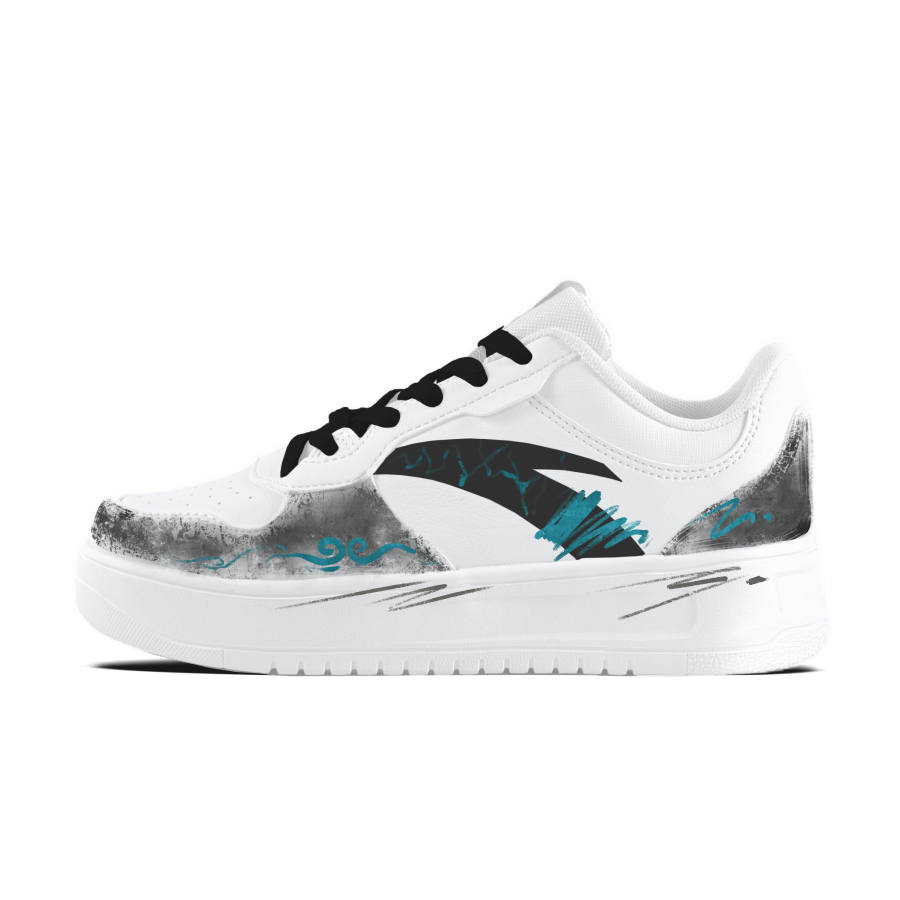 ANTA Easy Skateboard Shoes Unisex Low Top White