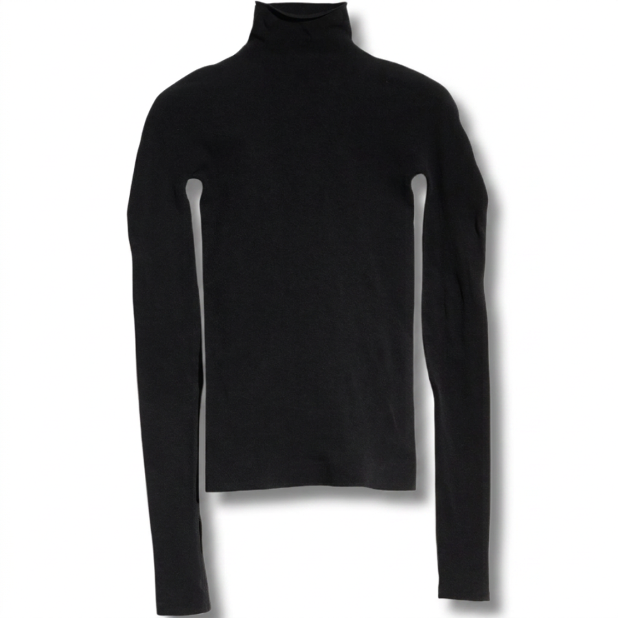 GUCCI Knitwear Women's Black Turtleneck Moderate Straight Fit