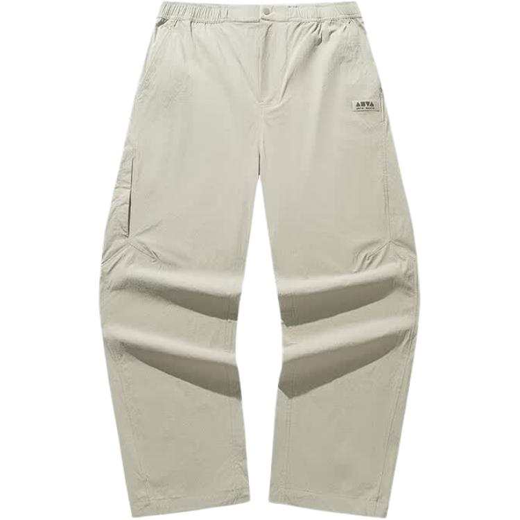 ANTA Life Collection Casual Pants Unisex Mushroom Gray Moderate Straight Fit Pants