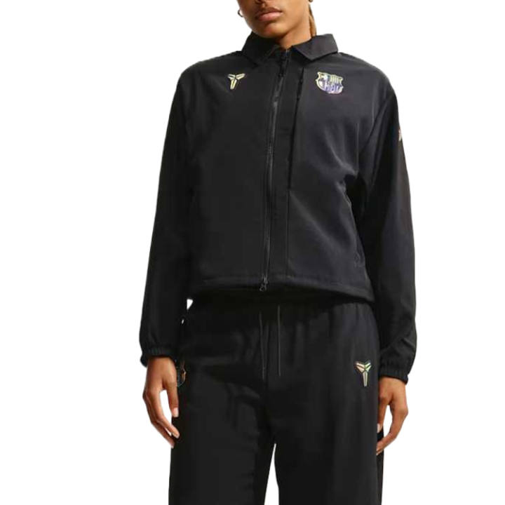 Nike Nike Jackets Women's Black/Field Purple/Black Lapel Moderate
