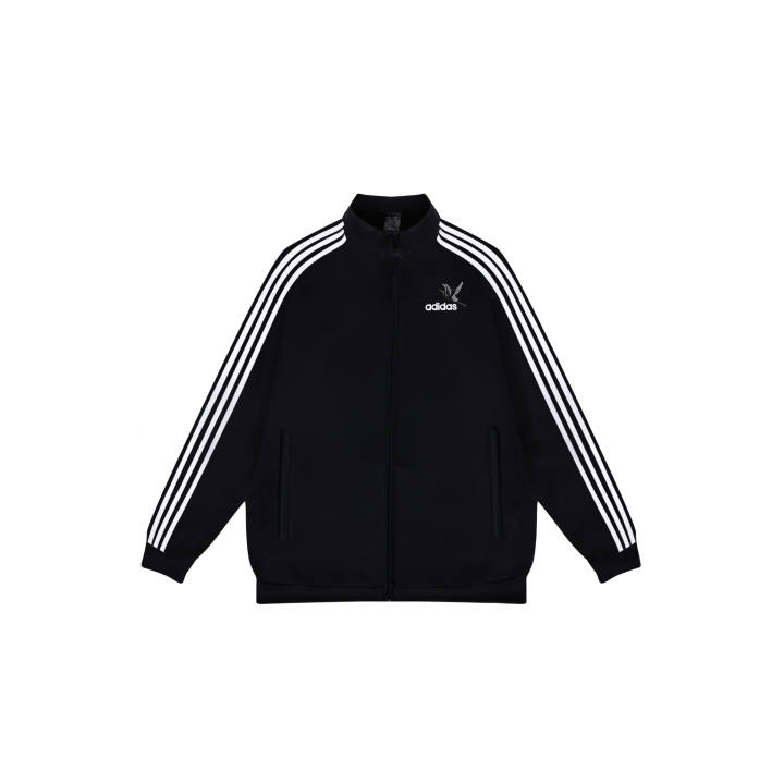 Adidas Adidas ESSENTIALS Jackets Unisex Chinese Style Black Crane Stand Collar Moderate