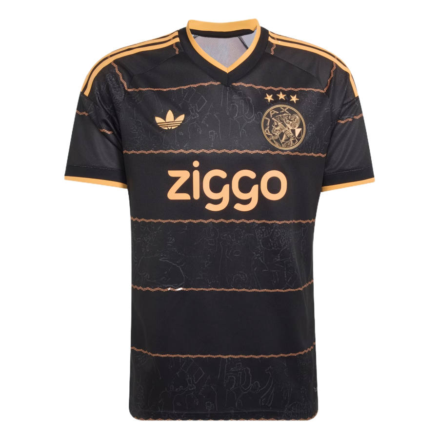 Adidas Originals Climacool Soccer Jerseys Men's Black/Haze Orange V Neck
