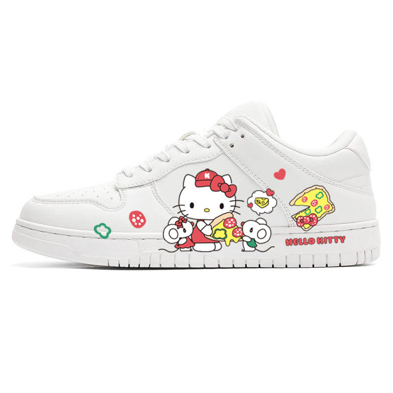 Sanrio Skateboard Shoes Unisex Low Top White