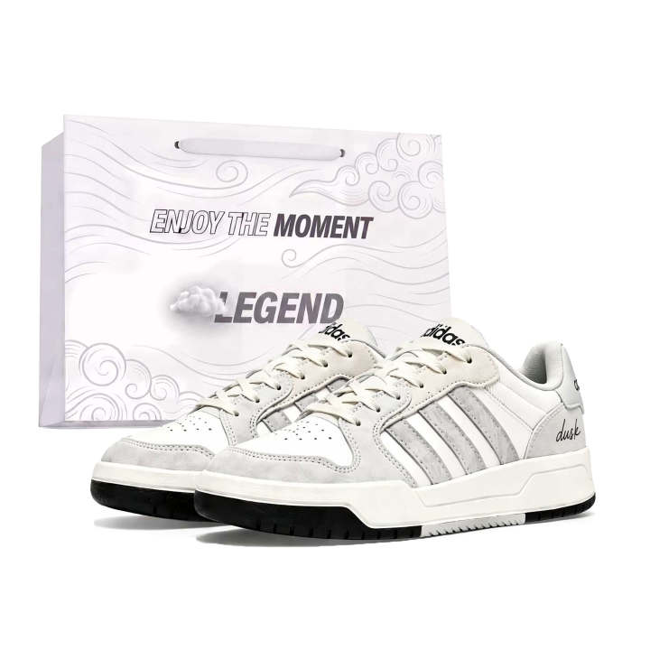 Adidas Adidas ENTRAP Skateboard Shoes Unisex Low Top Gray/White