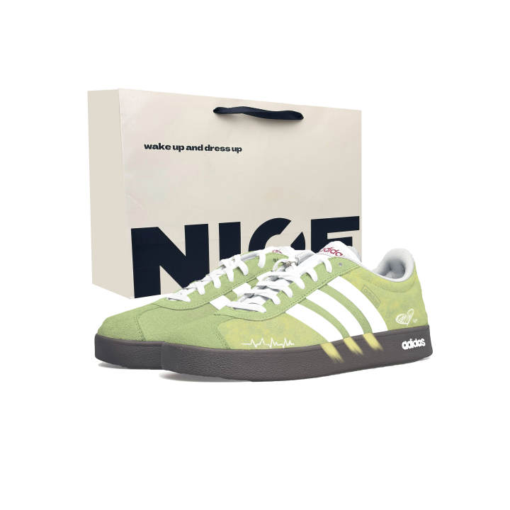 Adidas Adidas Vl Court Classic German Army Trainers Unisex Low Top White