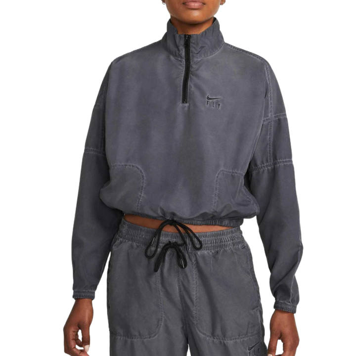 Nike Nike Jackets Women's Black/Charcoal Gray Stand Collar Moderate