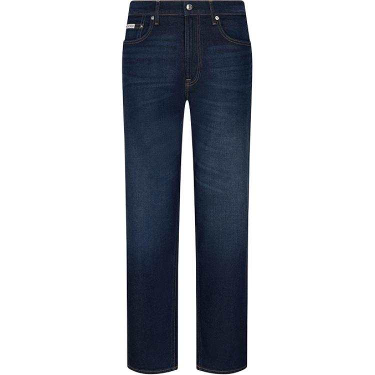 Calvin Klein Jeans Men's F24 Denim Dark Blue Moderate Straight Fit Pants