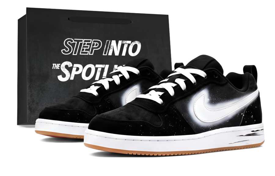 Nike Nike Court Borough Skateboard Shoes Unisex Low Top Black/White