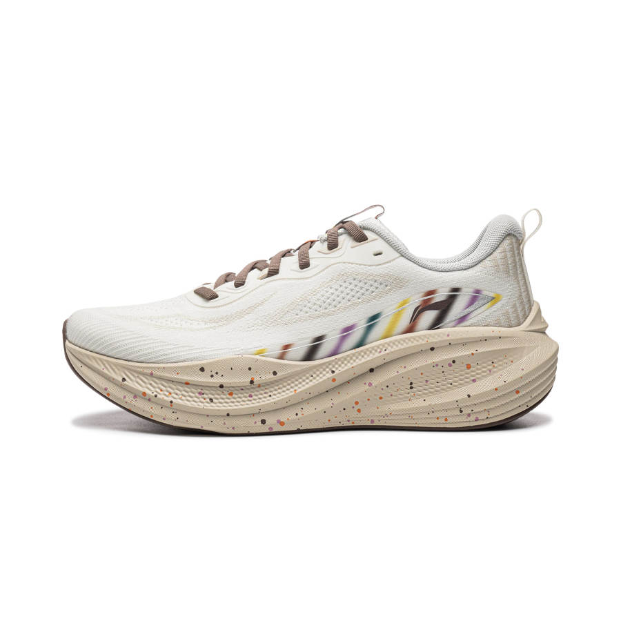 Li-Ning Li Ning Yurany 2 Protective Edition Running Shoes Men's Low Top Mist White/Silver Birch Gray