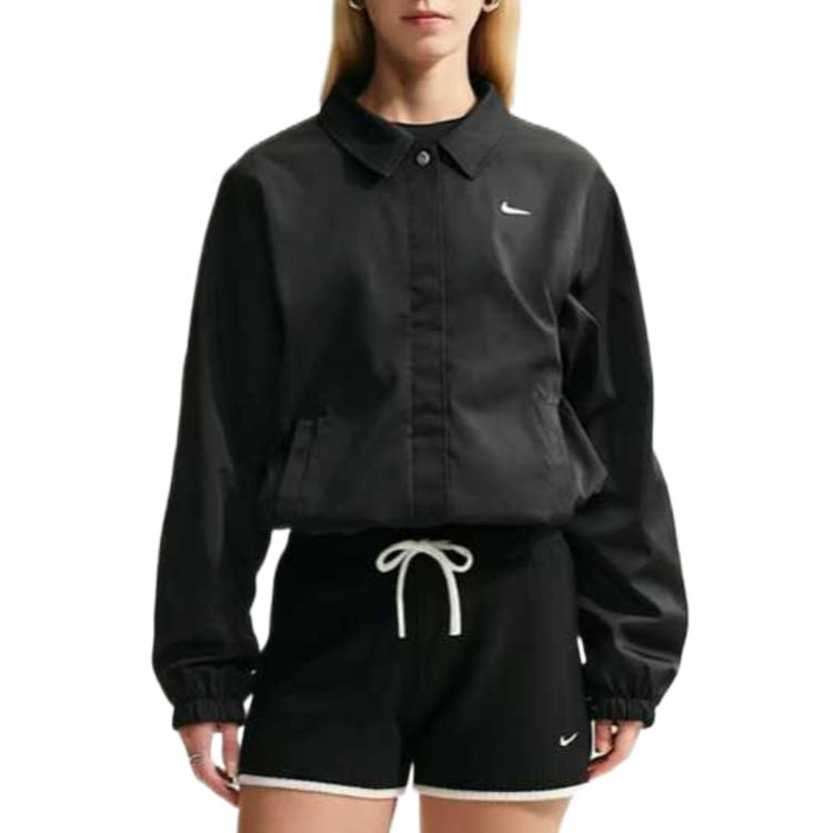 Nike Nike Jackets Women's Black/Sail White Lapel Moderate
