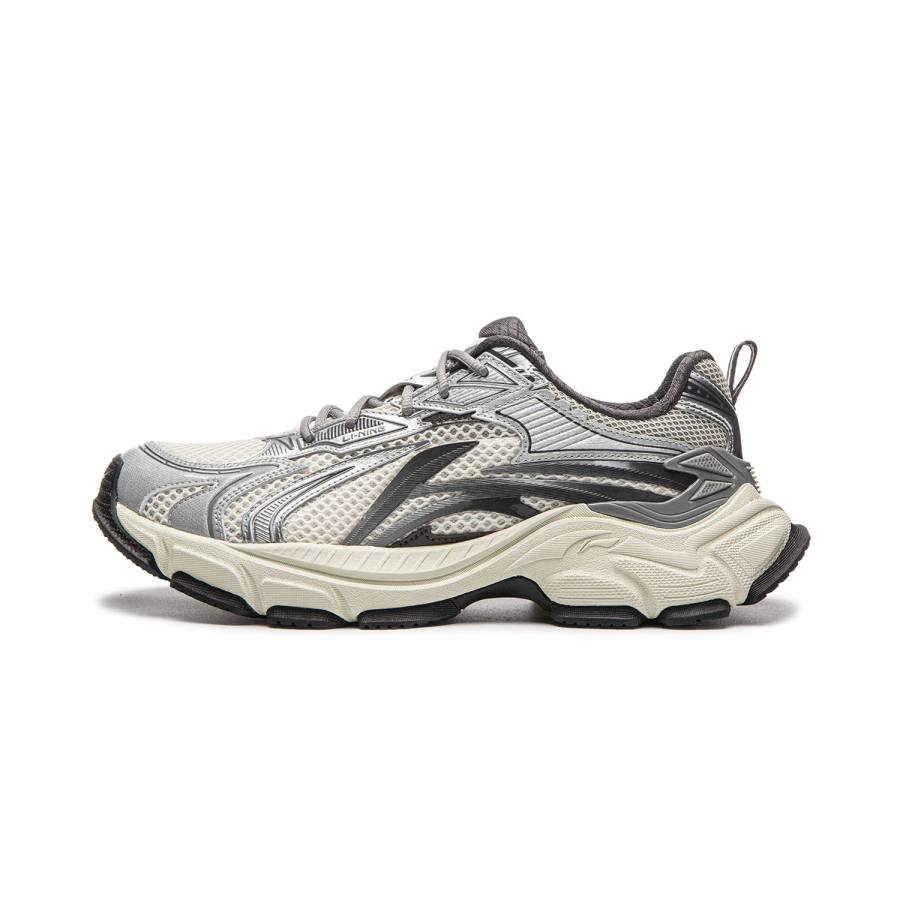 Li-Ning Li Ning Sports Life Collection Casual Shoes Men's Low Top Ecru/Silver