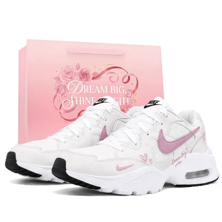 Nike Nike Air Max Fusion Running Shoes Women's Low Top Pink White