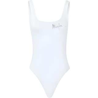 Mugler Bodysuits Women's White Crew Neck