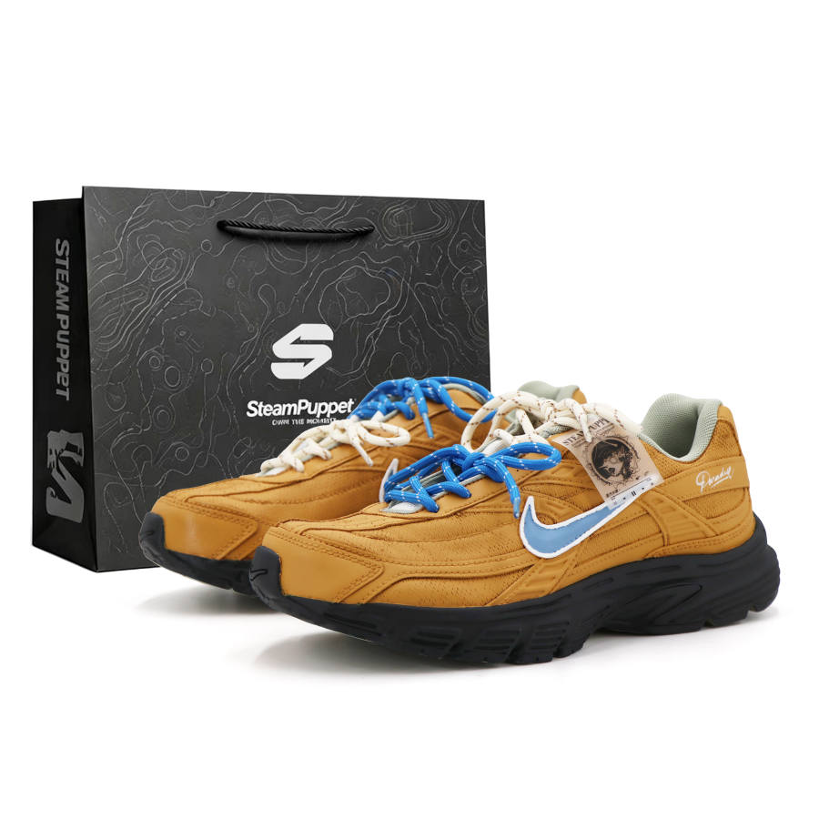 Nike Nike Initiator Running Shoes Unisex Low Top Earth Yellow/Blue/White