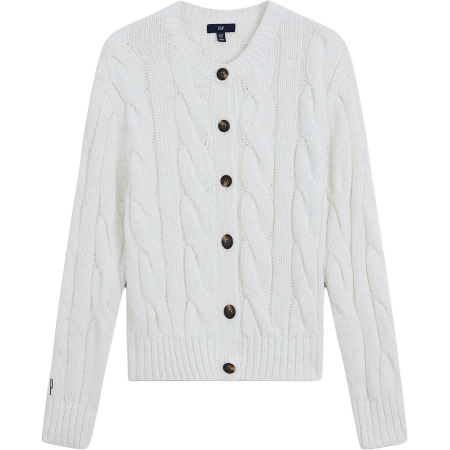 GAP Knitwear Women's Crew Neck Moderate Cardigan