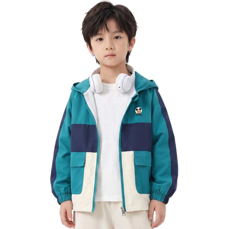 Disney Grade School Jackets Hooded Non Detachable Moderate Stretch