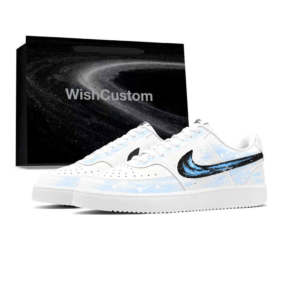 Nike Nike Court Vision 1 Skateboard Shoes Men's Low Top Blue