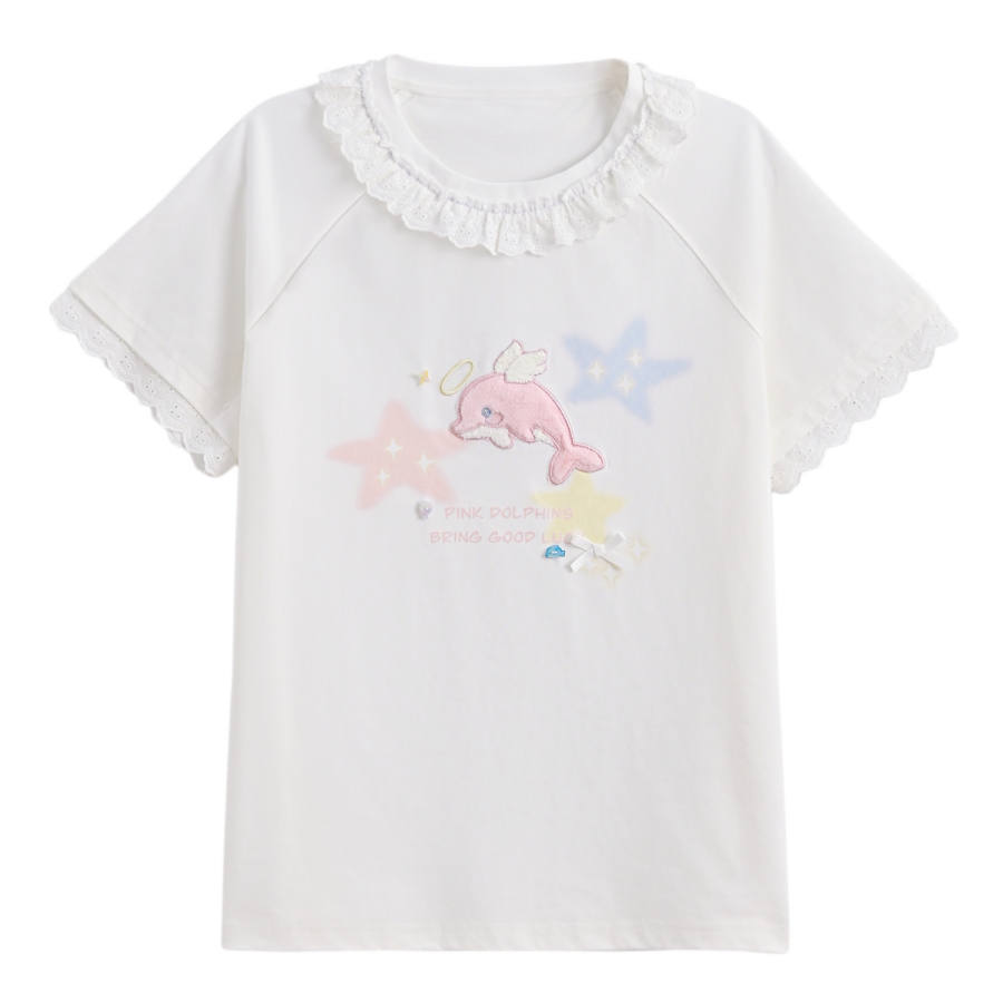 SNBL T Shirts Women's White 7A Antibacterial/Cooling Crew Neck Moderate