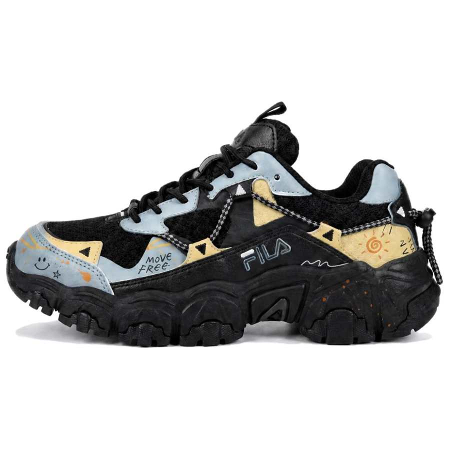 FILA RUNNING Casual Shoes Unisex Low Top Black
